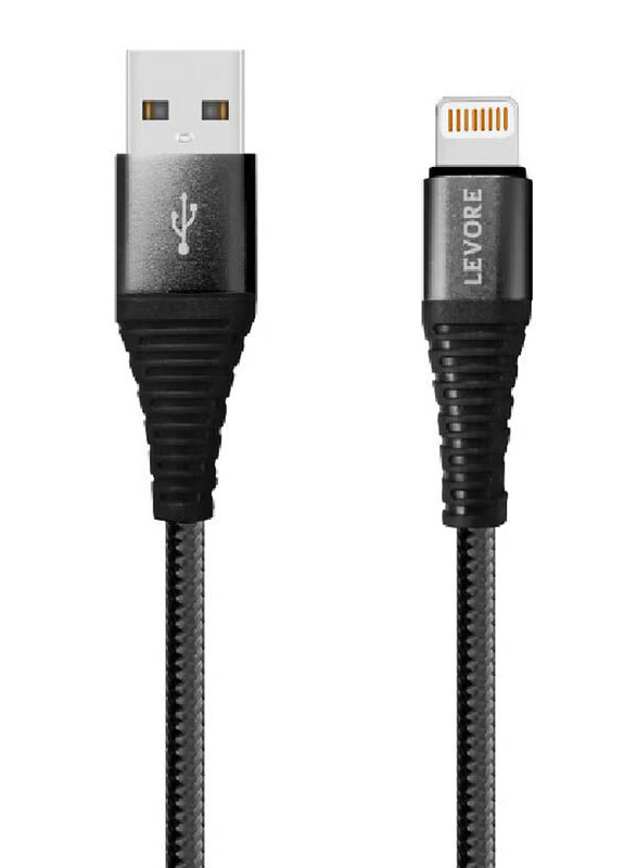 Levore 6-Feet Nylon Braided USB Type A Cable, USB Type A to Lightning Cable for Smartphones/Tablets, LC1222-BK, Black
Levore 6-Feet Nylon Braided USB Type A Cable, USB Type A to Lightning Cable for Smartphones/Tablets, LC1222-BK, Black