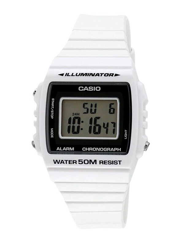 Casio Digital Watch Unisex with Resin Band, Water Resistant, W-215H-7AVDF, White-Transparent
Casio Digital Watch Unisex with Resin Band, Water Resistant, W-215H-7AVDF, White-Transparent