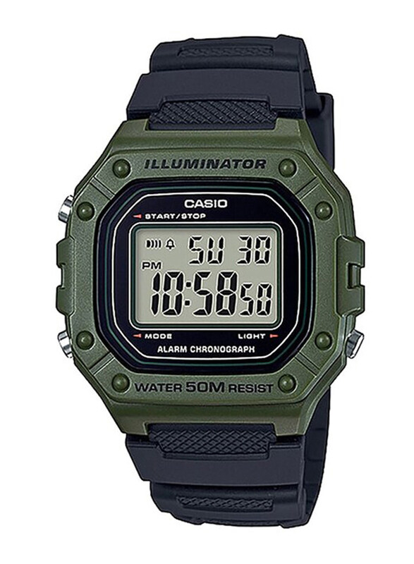 Casio Standard Digital Watch for Men with Resin Band, Water Resistant, W-218H-3AVDF, Black-Transparent
Casio Standard Digital Watch for Men with Resin Band, Water Resistant, W-218H-3AVDF, Black-Transparent