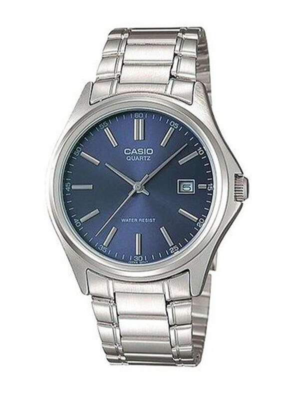 Casio Analog Watch for Men with Stainless Steel Band, Water Resistant, MTP-1183A-2ADF, Silver-Blue
Casio Analog Watch for Men with Stainless Steel Band, Water Resistant, MTP-1183A-2ADF, Silver-Blue