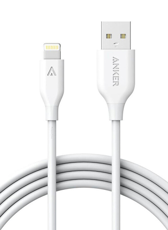 Anker 3-Feet PowerLine Apple MFi Certified Lightning Premium Cable, Fast Charging USB A Male to Lightning for Apple iPhones Devices, White
Anker 3-Feet PowerLine Apple MFi Certified Lightning Premium Cable, Fast Charging USB A Male to Lightning for Apple iPhones Devices, White