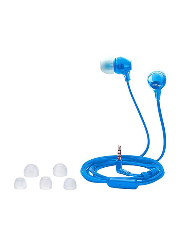 Sony In-Ear Earphone for Smartphones Without Mic, MDR-EX15LP/LI, Blue/White
Sony In-Ear Earphone for Smartphones Without Mic, MDR-EX15LP/LI, Blue/White