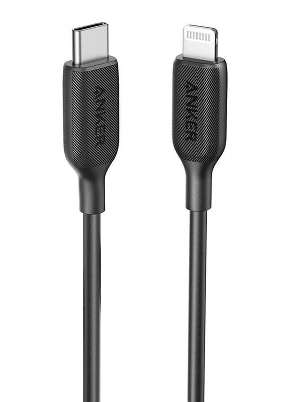 Anker 0.9-Meter PowerLine III Lightning Cable, USB C to Lightning for Apple iPhones Devices, Black
Anker 0.9-Meter PowerLine III Lightning Cable, USB C to Lightning for Apple iPhones Devices, Black