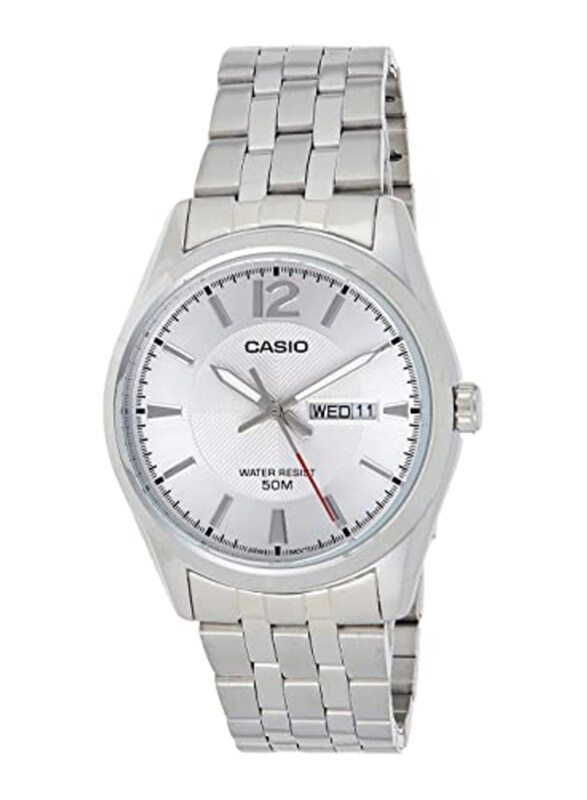 Casio Analog Watch for Men with Stainless Steel Band, Water Resistant, MTP-1335D-2A, Silver
Casio Analog Watch for Men with Stainless Steel Band, Water Resistant, MTP-1335D-2A, Silver