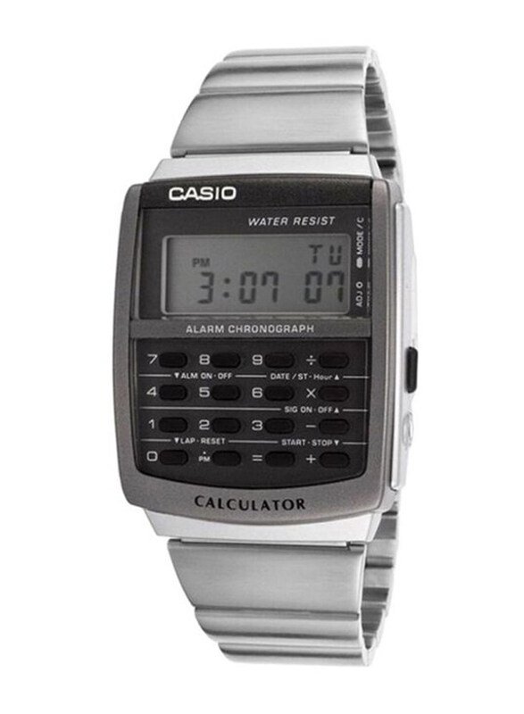 Casio Vintage Digital Watch for Men with Stainless Steel Band, Water Resistant, CA-506-1DF, Silver-Black
Casio Vintage Digital Watch for Men with Stainless Steel Band, Water Resistant, CA-506-1DF, Silver-Black