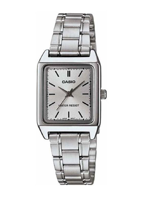 Casio Dress Analog Watch for Women with Stainless Steel, Water Resistant, LTP-V007D-7EUDF, Silver
Casio Dress Analog Watch for Women with Stainless Steel, Water Resistant, LTP-V007D-7EUDF, Silver