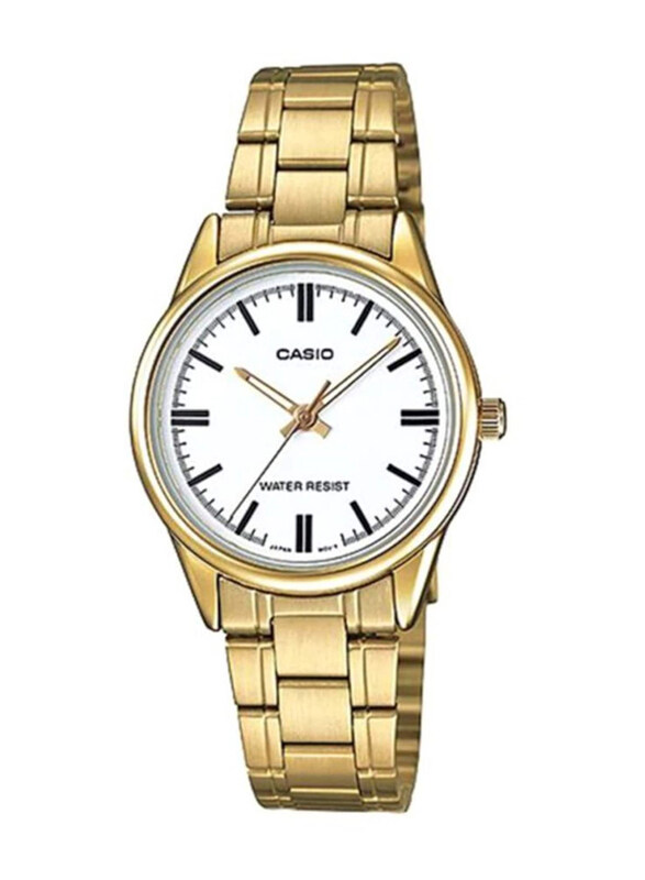 Casio Analog Watch for Women with Stainless Steel Band, Water Resistant, LTP-V005G-7A, Gold-White
Casio Analog Watch for Women with Stainless Steel Band, Water Resistant, LTP-V005G-7A, Gold-White
