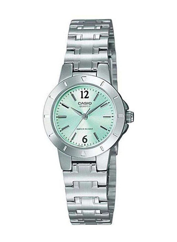 Casio Analog Watch for Women with Stainless Steel Band, Water Resistant, LTP-1177A-3ADF, Silver-Green
Casio Analog Watch for Women with Stainless Steel Band, Water Resistant, LTP-1177A-3ADF, Silver-Green