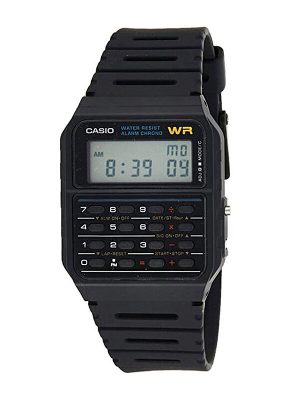Casio Digital Watch for Men with Resin Band, Water Resistant, CA-53W-1Z (CN), Black
Casio Digital Watch for Men with Resin Band, Water Resistant, CA-53W-1Z (CN), Black