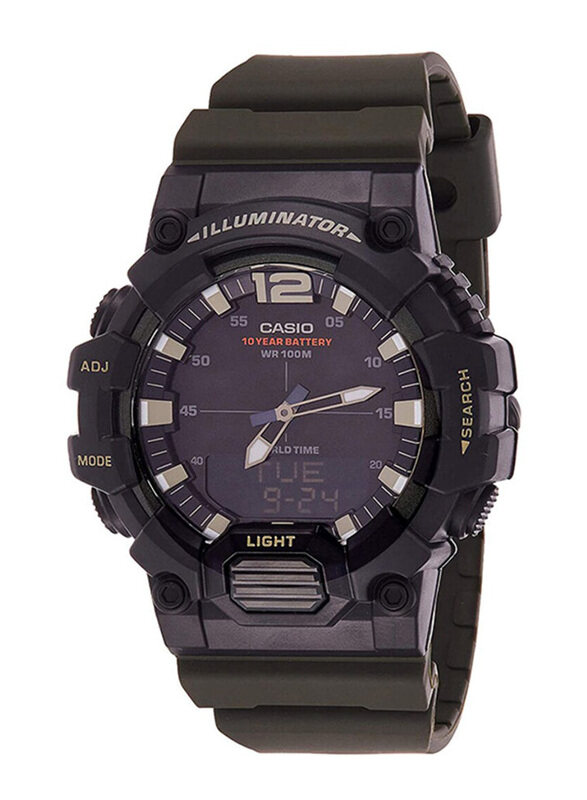 Casio Youth Series Analog + Digital Watch for Men with Resin Band, Water Resistant, Hdc-700-3Avdf, Green-Black
Casio Youth Series Analog + Digital Watch for Men with Resin Band, Water Resistant, Hdc-700-3Avdf, Green-Black