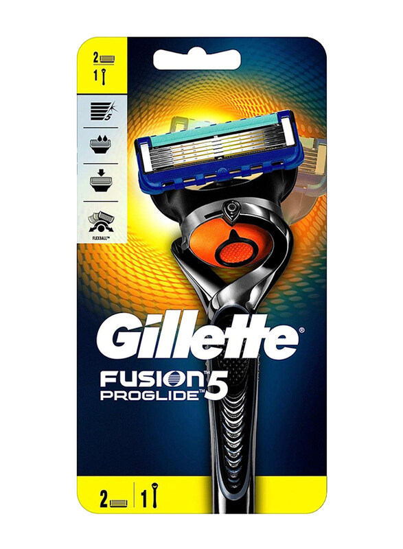 Gillette Fusion ProGlide Flexball Handle Technology Razor with 2 Razor Refills for Men, 3 Pieces
Gillette Fusion ProGlide Flexball Handle Technology Razor with 2 Razor Refills for Men, 3 Pieces
