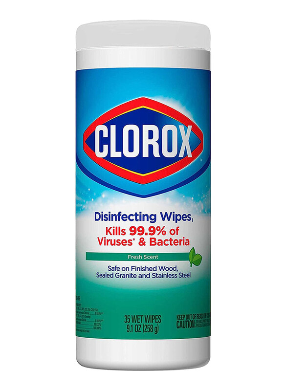 Clorox Fresh Scent Multi-Surface Bleach-Free Disinfecting Wet Wipes, 35 Wipes
Clorox Fresh Scent Multi-Surface Bleach-Free Disinfecting Wet Wipes, 35 Wipes