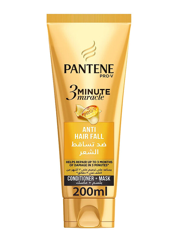 Pantene Pro V 3 Minute Miracle Anti Hair Fall Conditioner For Fine Weak Hair, 200ml
Pantene Pro V 3 Minute Miracle Anti Hair Fall Conditioner For Fine Weak Hair, 200ml
