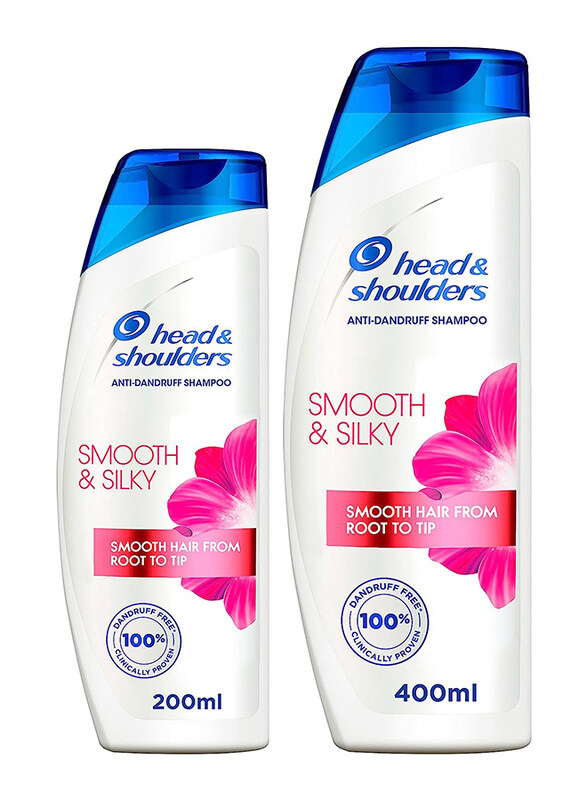 Head & Shoulders Smooth & Silky Anti-Dandruff Shampoo for Dry and Frizzy Hair, 2 Pieces
Head & Shoulders Smooth & Silky Anti-Dandruff Shampoo for Dry and Frizzy Hair, 2 Pieces