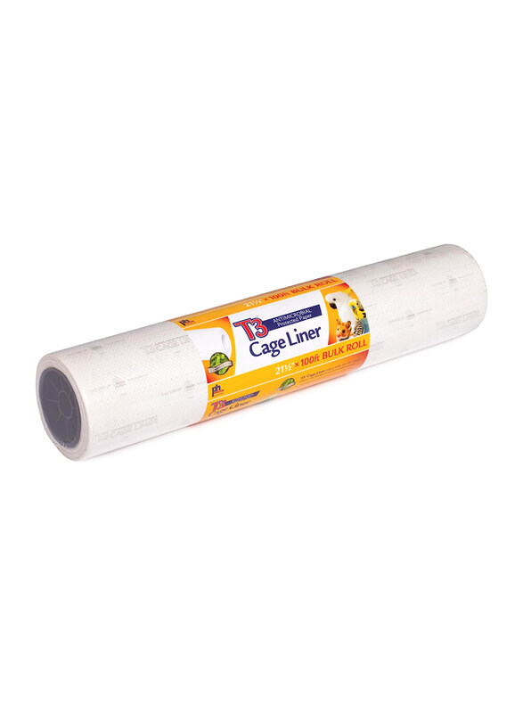 Prevue Hendryx Pet Products T3 Antimicrobial Cage Litter Liner, 21-1/2 inch x 100 Feet, White
Prevue Hendryx Pet Products T3 Antimicrobial Cage Litter Liner, 21-1/2 inch x 100 Feet, White