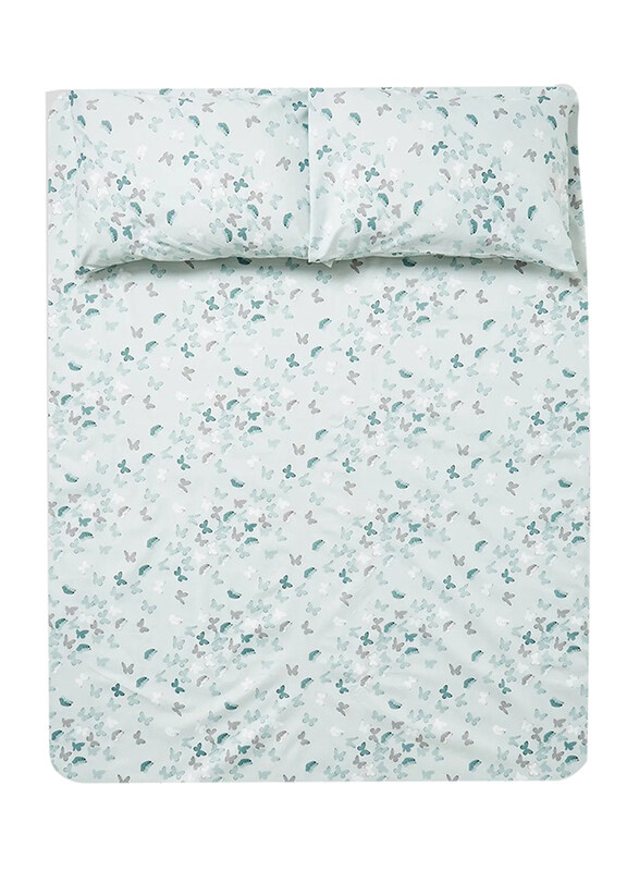 Aceir 3-Piece Printed 180 TC Cotton Fitted Bedsheet Set, Queen Size Premium Collection 1 Bedsheet + 2 Pillow Cases, Gray Garden
Aceir 3-Piece Printed 180 TC Cotton Fitted Bedsheet Set, Queen Size Premium Collection 1 Bedsheet + 2 Pillow Cases, Gray Garden