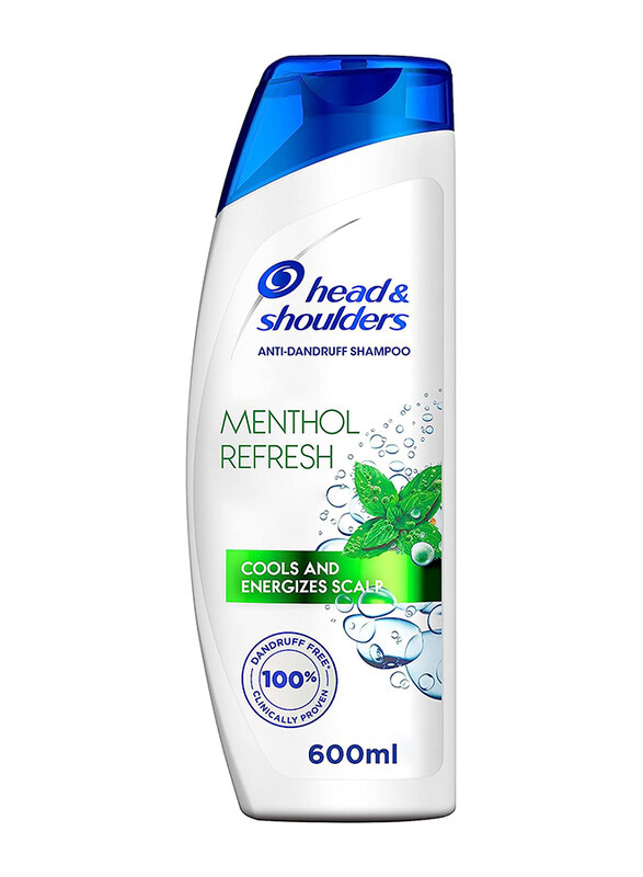 Head & Shoulders Menthol Refresh Cools and Energizes Scalp Shampoo for Anti-Dandruff, 600ml
Head & Shoulders Menthol Refresh Cools and Energizes Scalp Shampoo for Anti-Dandruff, 600ml