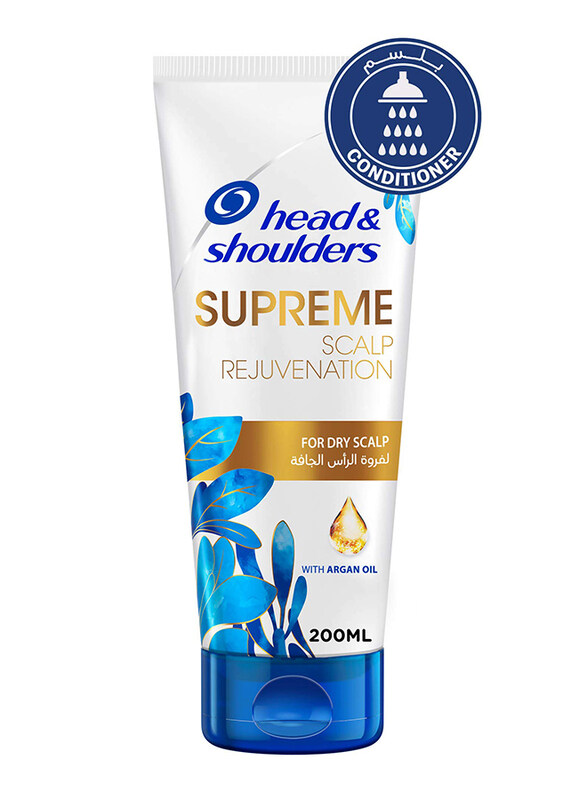 Head & Shoulders Supreme Scalp and Hair Conditioner with Argan Oil for Dry Scalps, 200ml
Head & Shoulders Supreme Scalp and Hair Conditioner with Argan Oil for Dry Scalps, 200ml