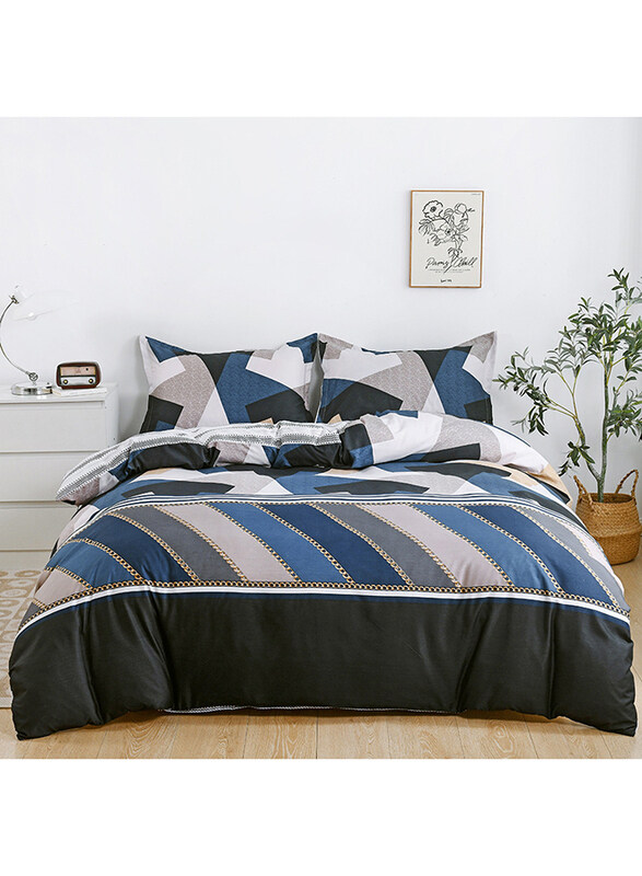 Aceir 4-Piece Microfiber Duvet Cover Set, 1 Duvet Cover + 1 Fitted Sheet + 2 Pillow Cases, Single, Biscay
Aceir 4-Piece Microfiber Duvet Cover Set, 1 Duvet Cover + 1 Fitted Sheet + 2 Pillow Cases, Single, Biscay