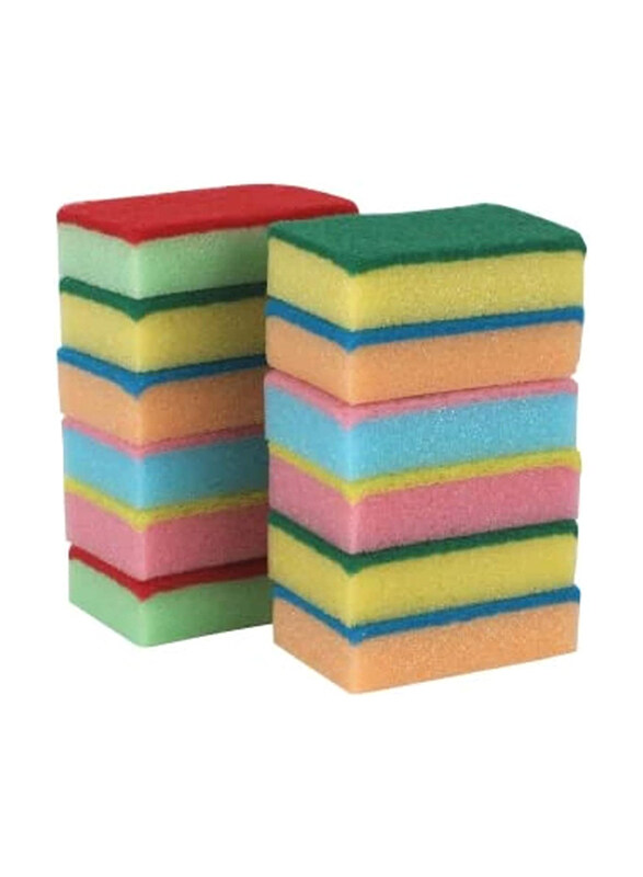 Classy Touch Cleaning Scrubber Sponges for Kitchen/Dishes/Bathroom/Car Wash, Pack of 12
Classy Touch Cleaning Scrubber Sponges for Kitchen/Dishes/Bathroom/Car Wash, Pack of 12