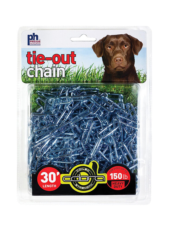 Prevue Pet Products Pet Products Heavy Duty Tie Out Chain, 30 Feet, Large, 2126, Silver
Prevue Pet Products Pet Products Heavy Duty Tie Out Chain, 30 Feet, Large, 2126, Silver