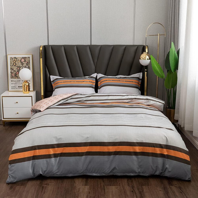 Aceir 4-Piece Microfibre Duvet Cover Set, 1 Duvet Cover + 1 Fitted Sheet + 2 Pillow Cases, Single, 160x210cm, Multicolour
Aceir 4-Piece Microfibre Duvet Cover Set, 1 Duvet Cover + 1 Fitted Sheet + 2 Pillow Cases, Single, 160x210cm, Multicolour