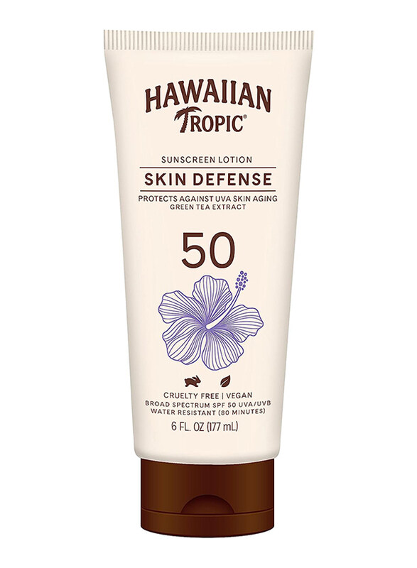 Hawaiian Tropic Antioxidant Sunscreen Lotion with Green Tea Extract SPF 30, 177ml
Hawaiian Tropic Antioxidant Sunscreen Lotion with Green Tea Extract SPF 30, 177ml