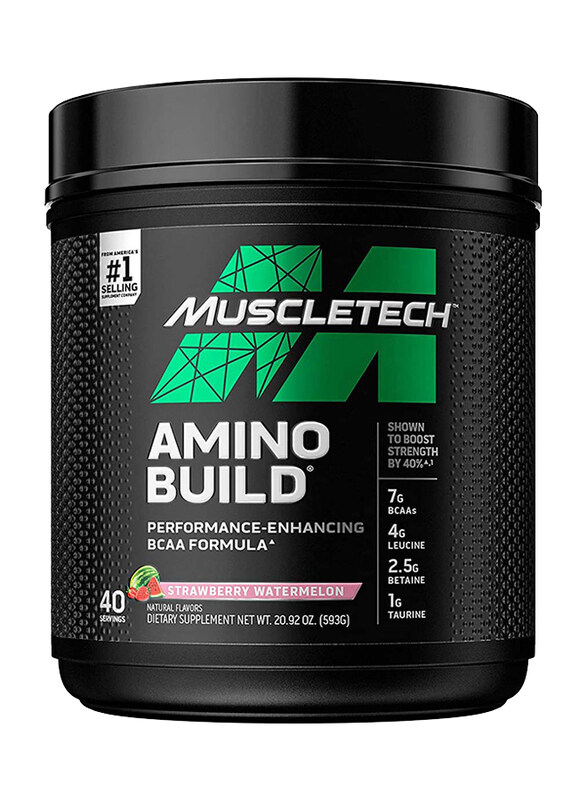 Muscletech 40 Servings Amino Build Dietary Supplement, 593g, Strawberry Watermelon
Muscletech 40 Servings Amino Build Dietary Supplement, 593g, Strawberry Watermelon