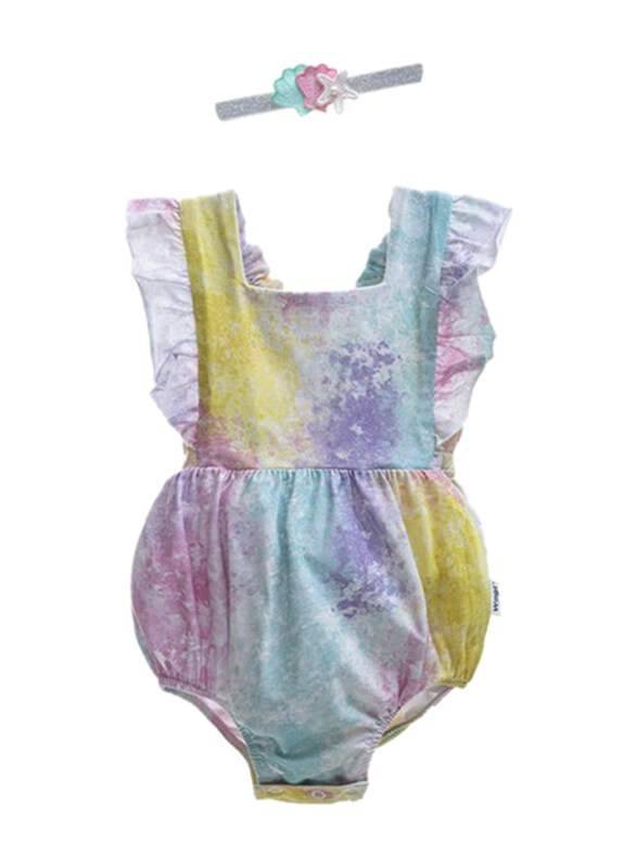 Wogi 2-Piece 100% Cotton Toddler Fashion Fancy Newborn Outfit Set with Cute Mermaid Romper and Headband for Baby Girls, 3-6 Months, Multicolour
Wogi 2-Piece 100% Cotton Toddler Fashion Fancy Newborn Outfit Set with Cute Mermaid Romper and Headband for Baby Girls, 3-6 Months, Multicolour