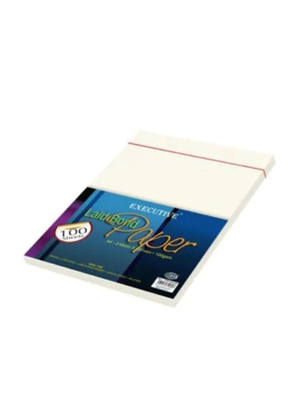 FIS Executive Ream Camille White Laid Bond Paper, 100GSM, 100 Sheets, A4 Size
FIS Executive Ream Camille White Laid Bond Paper, 100GSM, 100 Sheets, A4 Size