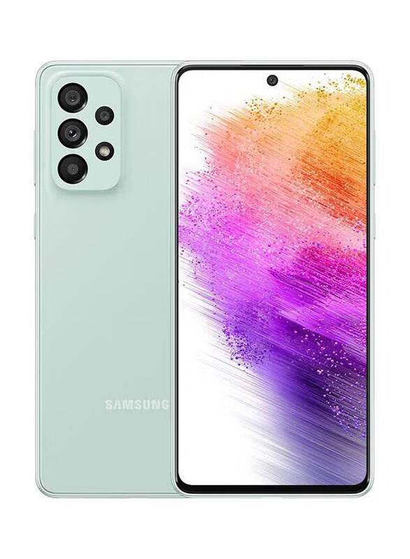Samsung Galaxy A73 256GB Awesome Mint, 8GB RAM, 5G, Dual SIM Smartphone, Middle East Version
Samsung Galaxy A73 256GB Awesome Mint, 8GB RAM, 5G, Dual SIM Smartphone, Middle East Version