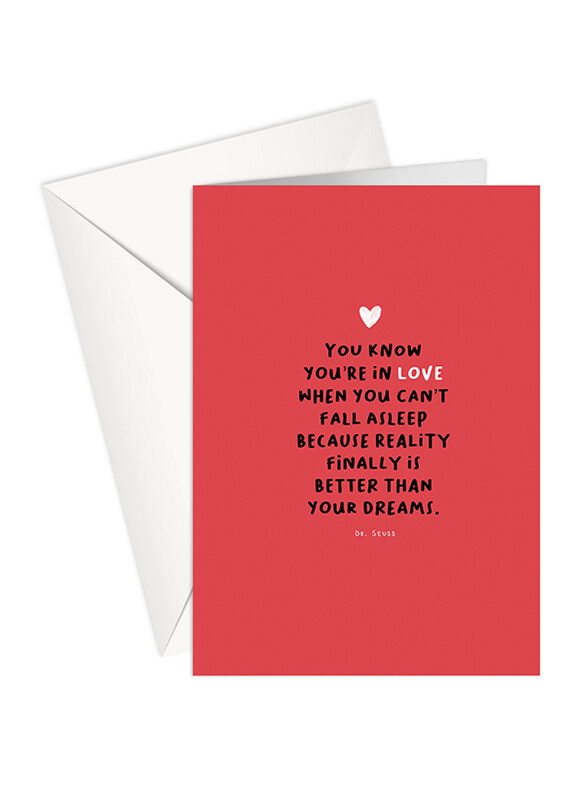 Share The Love P142 General Dr Seuss Love Printed Greeting Card with Envelope, Red
Share The Love P142 General Dr Seuss Love Printed Greeting Card with Envelope, Red