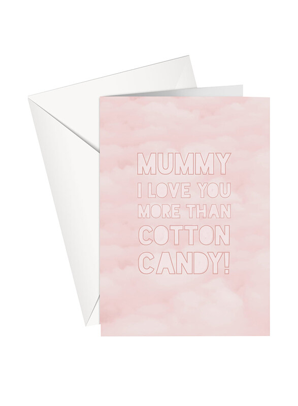 Share The Love for Mum Mummy I Love You More Than Cotton Candy! Greeting Card, Multicolour
Share The Love for Mum Mummy I Love You More Than Cotton Candy! Greeting Card, Multicolour