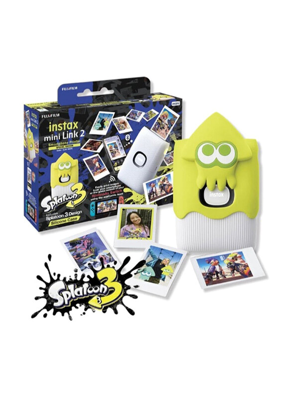 Fujifilm Instax Mini Link 2 Smartphone Special Edition Splatoon 3 Photo Printer, Clay White
Fujifilm Instax Mini Link 2 Smartphone Special Edition Splatoon 3 Photo Printer, Clay White