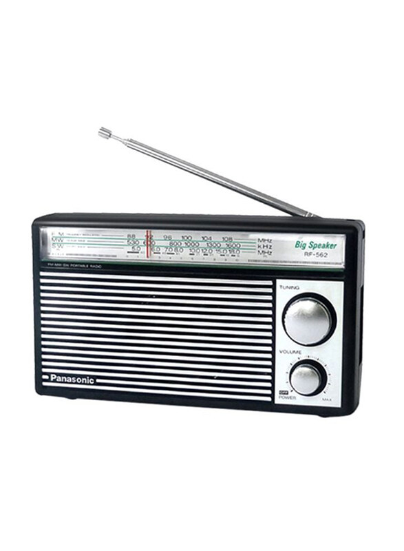 Panasonic 3 Band Small Portable Speakers Radio with UM-1 Battery Operation, RF-562DDGC-K, Black/White
Panasonic 3 Band Small Portable Speakers Radio with UM-1 Battery Operation, RF-562DDGC-K, Black/White