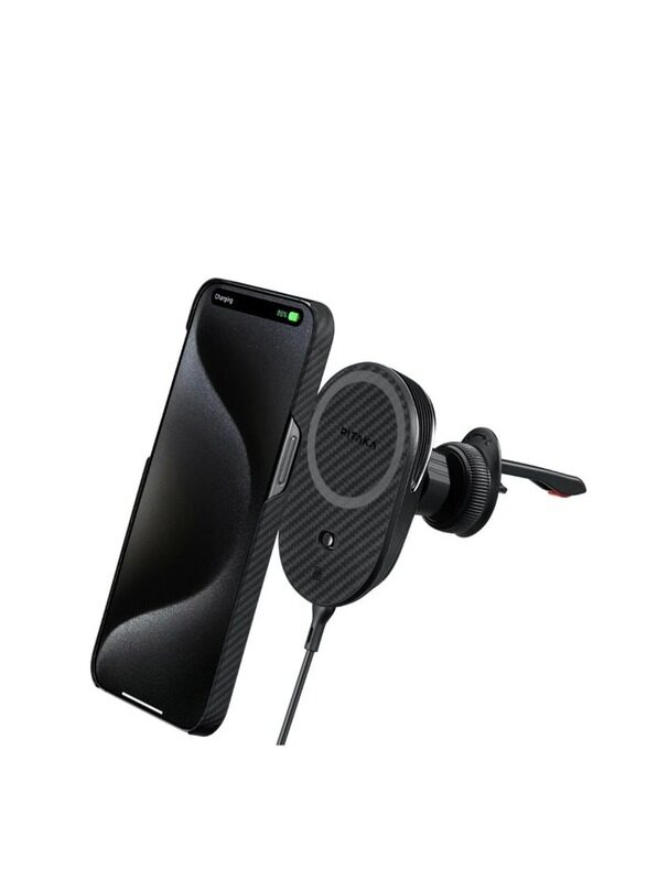 Pitaka MagEZ Car Mount Pro 2, MagSafe Car Mount with 15W Fast Wireless Charging and NFC Functionality, MagSafe Compatibility, Minimalist Design by Aramid Fib
Pitaka MagEZ Car Mount Pro 2, MagSafe Car Mount with 15W Fast Wireless Charging and NFC Functionality, MagSafe Compatibility, Minimalist Design by Aramid Fib