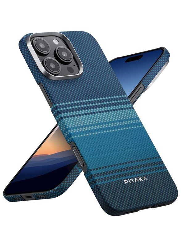 Pitaka for iPhone 16 Pro Max Case Compatible with MagSafe, Thin Light Case iPhone 16 Pro Max with a Caseless Feel, 1500D Aramid Fiber Woven Tactile Wo
Pitaka for iPhone 16 Pro Max Case Compatible with MagSafe, Thin Light Case iPhone 16 Pro Max with a Caseless Feel, 1500D Aramid Fiber Woven Tactile Wo