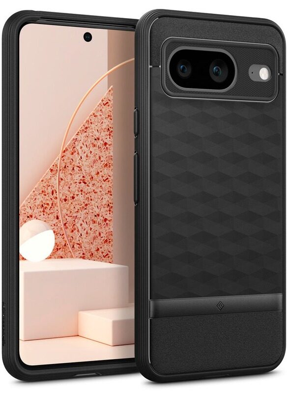Caseology Parallax Military Grade Drop Tested TPU Case for Google Pixel 8 Case 5G, 3D Pattern 2023 - Matte Black
Caseology Parallax Military Grade Drop Tested TPU Case for Google Pixel 8 Case 5G, 3D Pattern 2023 - Matte Black