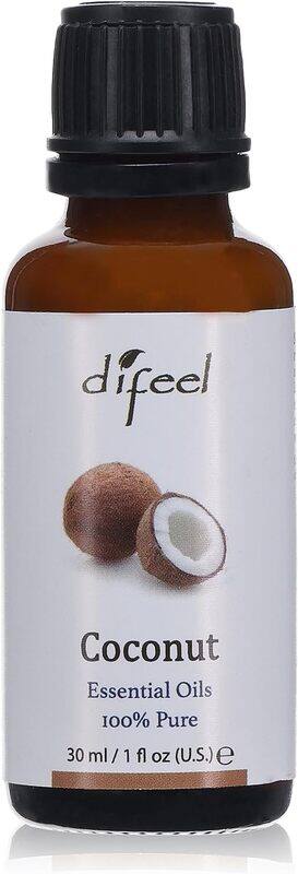 Difeel Essential Oils 100% Pure Extra Premium Grade Coconut Oil for All Hair Types, 30ml
Difeel Essential Oils 100% Pure Extra Premium Grade Coconut Oil for All Hair Types, 30ml