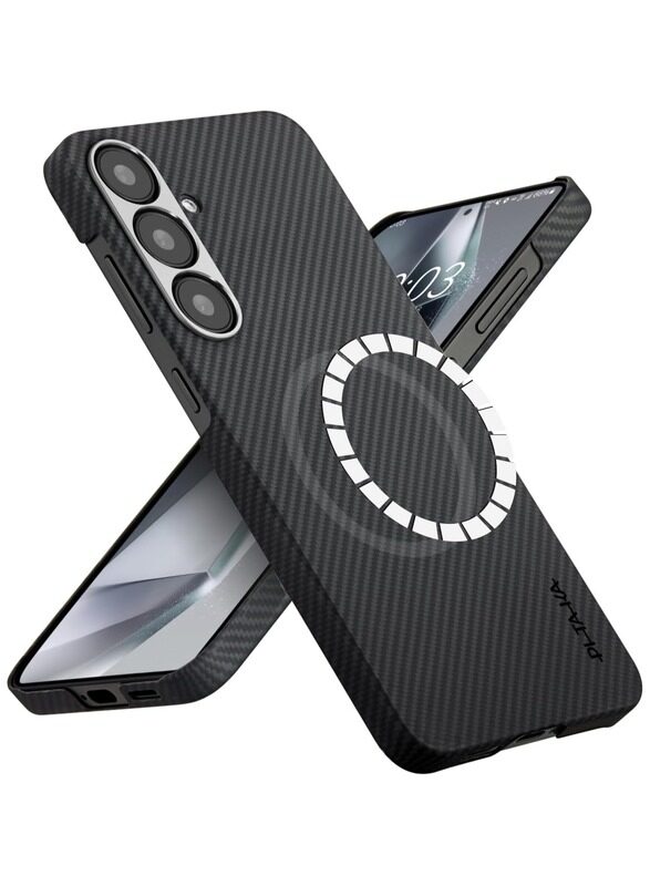 pitaka Case for Samsung Galaxy S25 Plus 6.7 Thin Light Galaxy S25 Plus Case, 600D Aramid Fiber Made MagEZ Case 4 - Black Grey Twill
pitaka Case for Samsung Galaxy S25 Plus 6.7 Thin Light Galaxy S25 Plus Case, 600D Aramid Fiber Made MagEZ Case 4 - Black Grey Twill