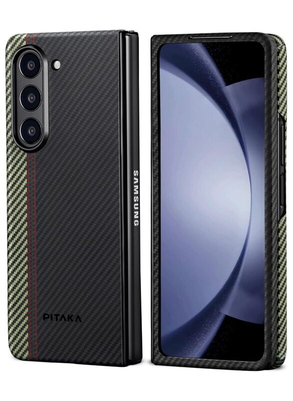 Pitaka Z Fold 5 Case, Slim & Light Galaxy Z Fold 5 Case with a Case-Less Touch Feeling, 600D Aramid Fiber Made Fusion Weaving Air Case - Overture
Pitaka Z Fold 5 Case, Slim & Light Galaxy Z Fold 5 Case with a Case-Less Touch Feeling, 600D Aramid Fiber Made Fusion Weaving Air Case - Overture