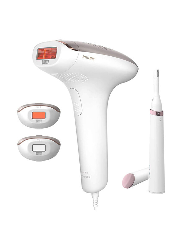 Philips Lumea IPL Hair Removal Device for Face Body Bikini with Satin Compact Pen Trimmer, BRI923, White
Philips Lumea IPL Hair Removal Device for Face Body Bikini with Satin Compact Pen Trimmer, BRI923, White
