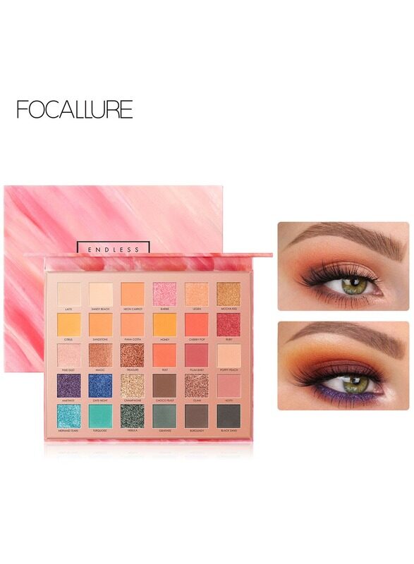 Focallure Endless Possibilities Long Lasting Makeup Eyeshadow Palette with 30 Colours
Focallure Endless Possibilities Long Lasting Makeup Eyeshadow Palette with 30 Colours