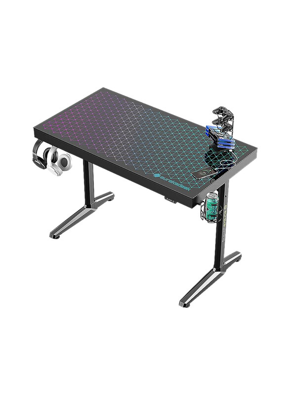 Not Applicable Eureka Ergonomic TempeRed Glass RGB Gaming Desk, GD0064 -BK, Black
Not Applicable Eureka Ergonomic TempeRed Glass RGB Gaming Desk, GD0064 -BK, Black