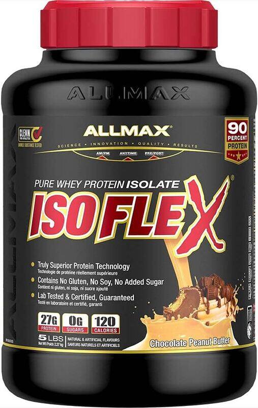 Allmax Nutrition Allmax Isoflex Pure Whey Protein Isolate 27g Protein, 0g Sugar
Allmax Nutrition Allmax Isoflex Pure Whey Protein Isolate 27g Protein, 0g Sugar