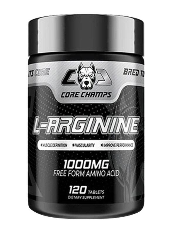 Core Champs No Added Banned Substance 1000mg L-Arginine Muscle & Vascularity Support Supplement, 120 Capsules, Unflavoured
Core Champs No Added Banned Substance 1000mg L-Arginine Muscle & Vascularity Support Supplement, 120 Capsules, Unflavoured