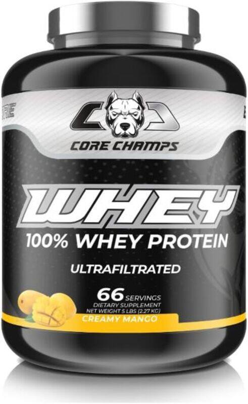 Core Champs Whey - Ultra Filtered 100% Whey Protein 5lbs (2.27kg) Creamy Mango
Core Champs Whey - Ultra Filtered 100% Whey Protein 5lbs (2.27kg) Creamy Mango