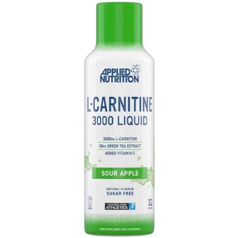 Applied Nutrition Applied Nutritio L-Carnitine 3000 Lquid - Sour Apple - 480ml - 3000mg L-Carnitine, 50mg Green Tea Extract, Vitamin-C - Natural Flavour- Sugar Free
Applied Nutrition Applied Nutritio L-Carnitine 3000 Lquid - Sour Apple - 480ml - 3000mg L-Carnitine, 50mg Green Tea Extract, Vitamin-C - Natural Flavour- Sugar Free