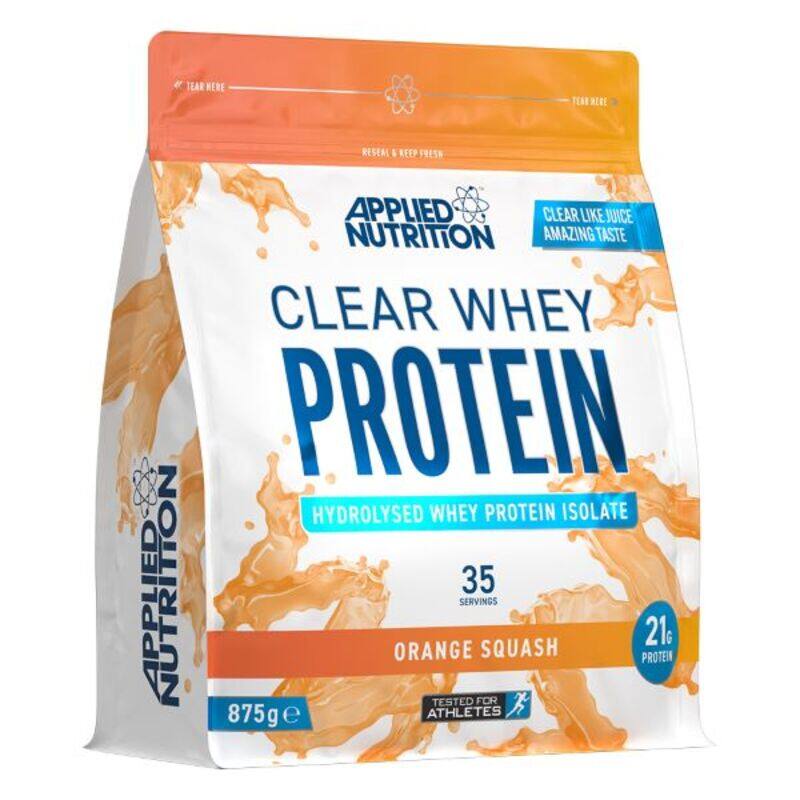 Applied Nutrition Clear Whey Protein - Hydrolyzed Whey Protein Isolate 35 Servings 875g Orange Squash
Applied Nutrition Clear Whey Protein - Hydrolyzed Whey Protein Isolate 35 Servings 875g Orange Squash