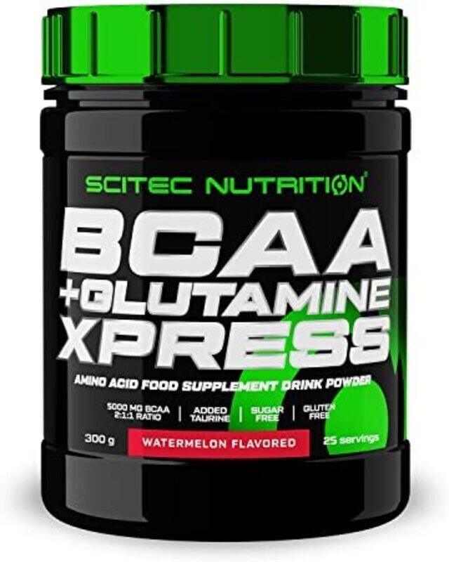 Scitec Nutrition 2:1:1 5000mg BCAA Plus Glutamine Express Powder Supplement, 300g, Watermelon
Scitec Nutrition 2:1:1 5000mg BCAA Plus Glutamine Express Powder Supplement, 300g, Watermelon